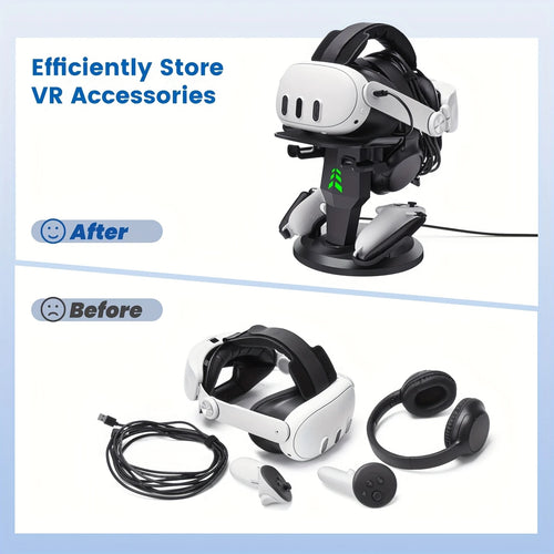 VR Headset Charging Stand Oculus Quest 3s-3-2
