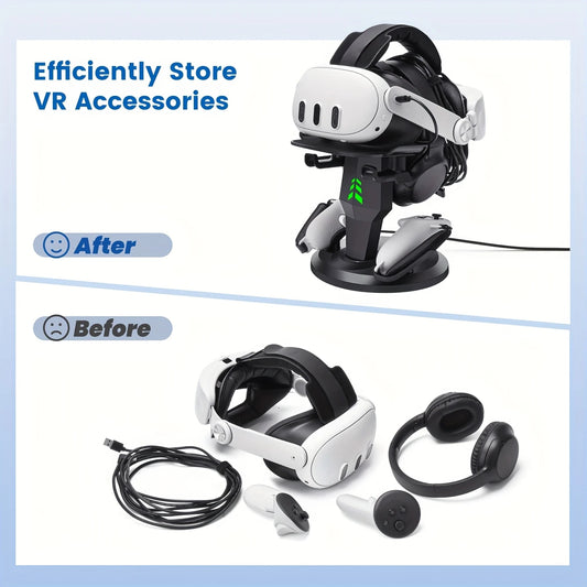 VR Headset Charging Stand Oculus Quest 3s-3-2